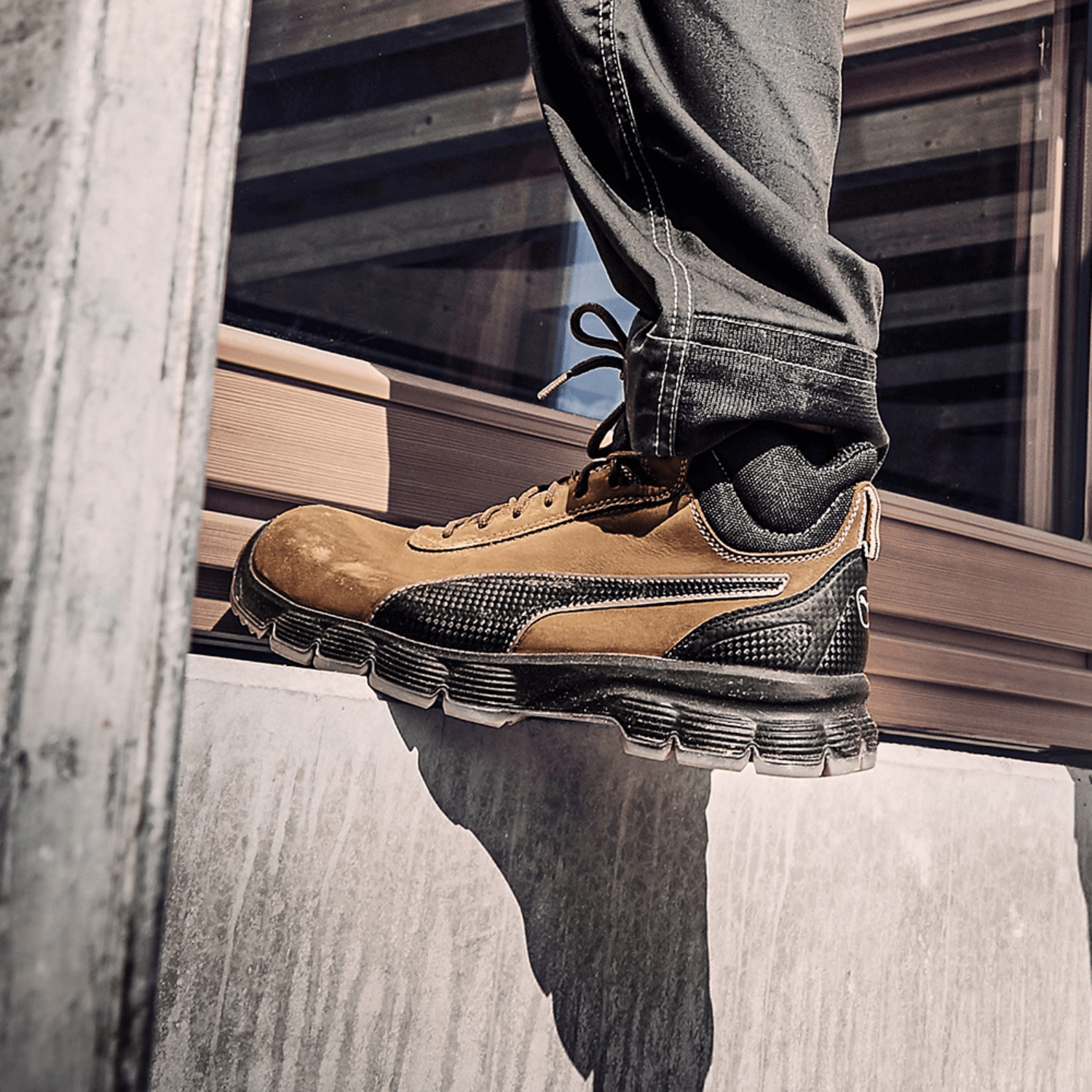 Puma Condor Mid Çelik Burunlu Nubuk Deri İş Ayakkabısı S3 SRC ESD